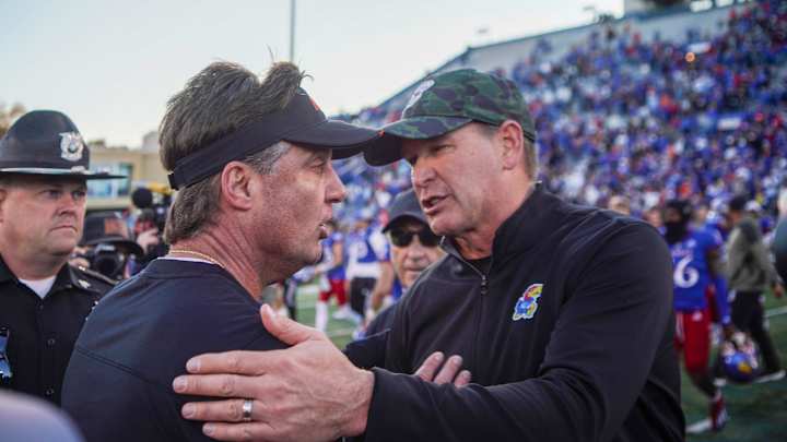 Kansas HC Lance Leipold Shares Thoughts on Alan Bowman, Oklahoma State