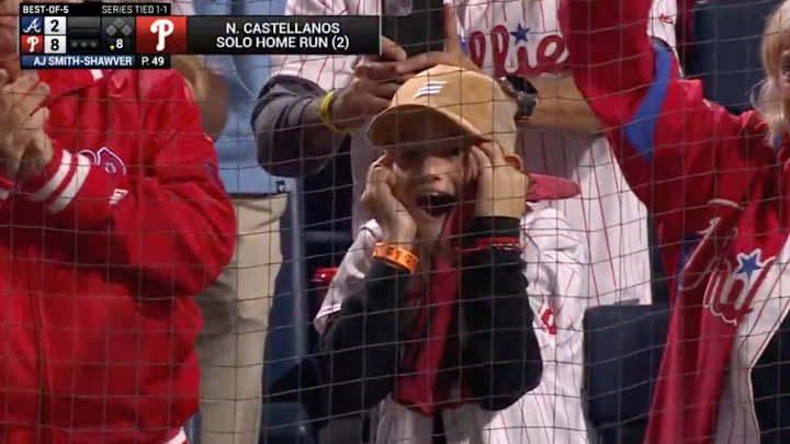 Nick Castellanos’s Son Liam Had the Best Reaction to His Dad’s Second Home Run