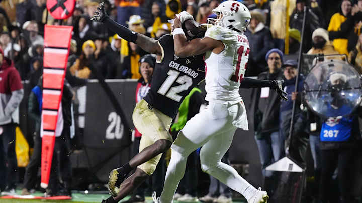 Stanford’s Elic Ayomanor Evokes David Tyree With Epic Helmet Catch vs. Colorado