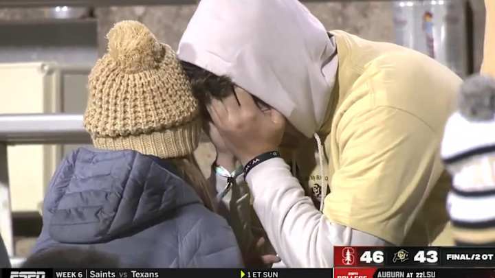 Crying Colorado Fan Became Instant Meme After Buffaloes’ Collapse vs. Stanford