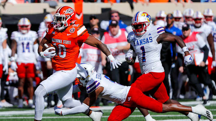 Oklahoma State vs. Kansas: Top PFF Grades in Cowboys' Upset Win