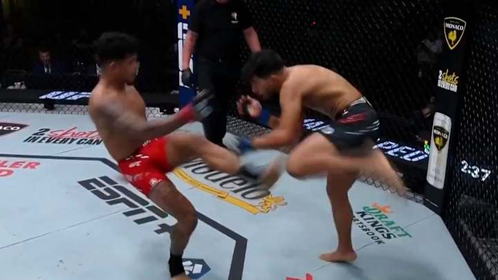 VIDEO: Jonathan Martinez Tenderizes Adrian Yanez' Leg for Super Rare TKO