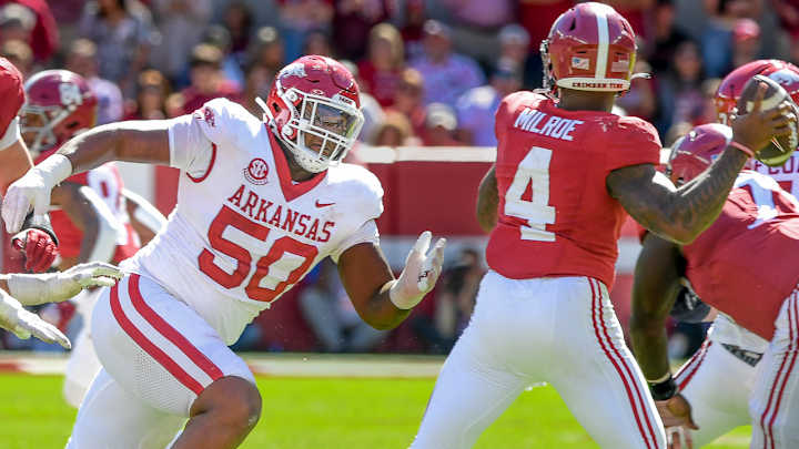 Arkansas Defensive Line Deep With Experience, Talent