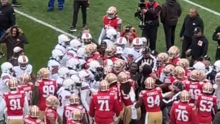 49ers, Browns Get Heated as Near-Massive Fight Breaks Out Before Game 49ers, Browns Get Heated as Near-Massive Fight Breaks Out Before Game