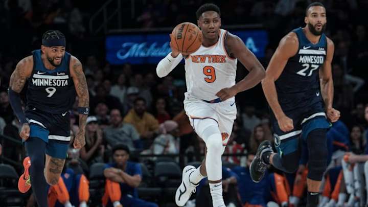 RJ Barrett Busy, But New York Knicks Bitten By Minnesota Timberwolves In Preseason Tilt RJ Barrett Busy, But New York Knicks Bitten By Minnesota Timberwolves In Preseason Tilt
