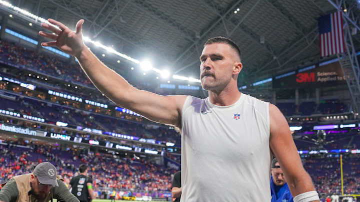 Look: Travis Kelce Makes Saturday Night Live Appearance, Holds Hands With Taylor Swift