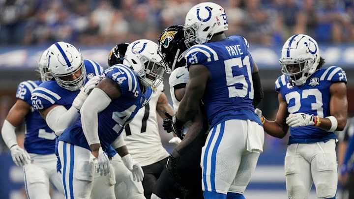 Colts, Jaguars Announce Inactives Ahead of Sunday's Matchup