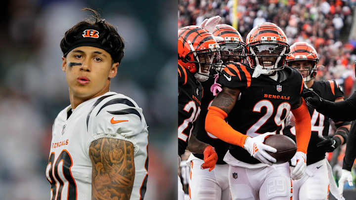 Andrei Iosivas, Cam Taylor-Britt Pull Off Birthday Heroics: 'Both Got Birthday Presents'