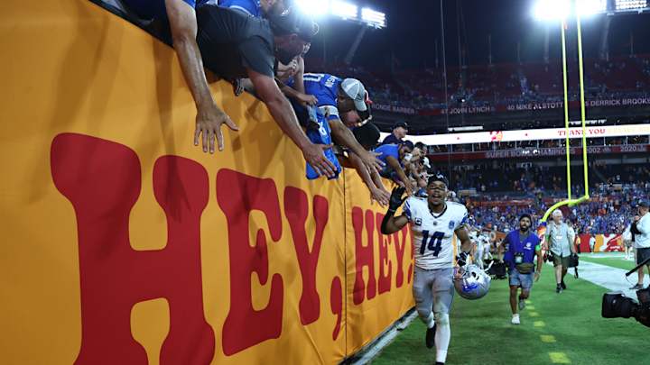 Amon-Ra St. Brown Is Highest PFF-Graded Lion against Buccaneers Amon-Ra St. Brown Is Highest PFF-Graded Lion against Buccaneers