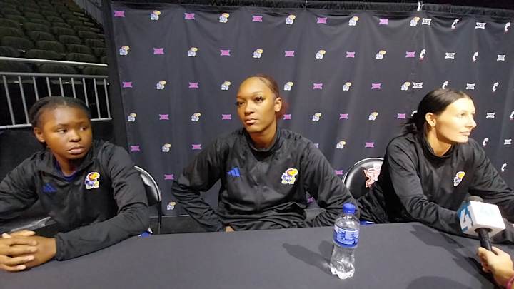 WATCH: Taiyanna Jackson at Big 12 Women's Basketball Tipoff