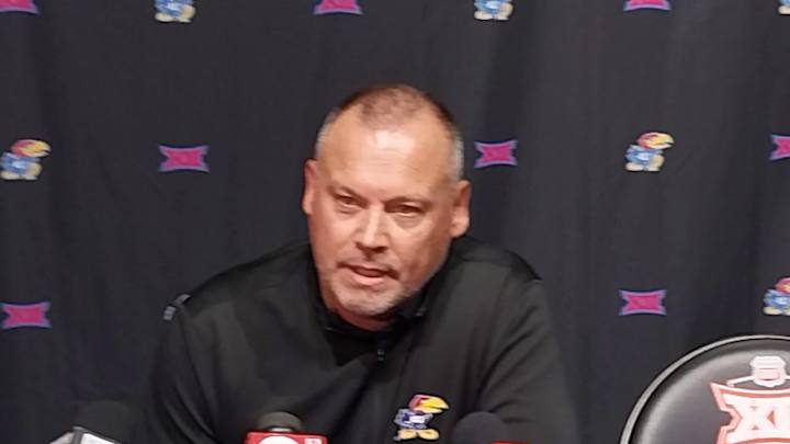 WATCH: Kansas Head Coach Brandon Schneider at Big 12 Women's Basketball Tipoff