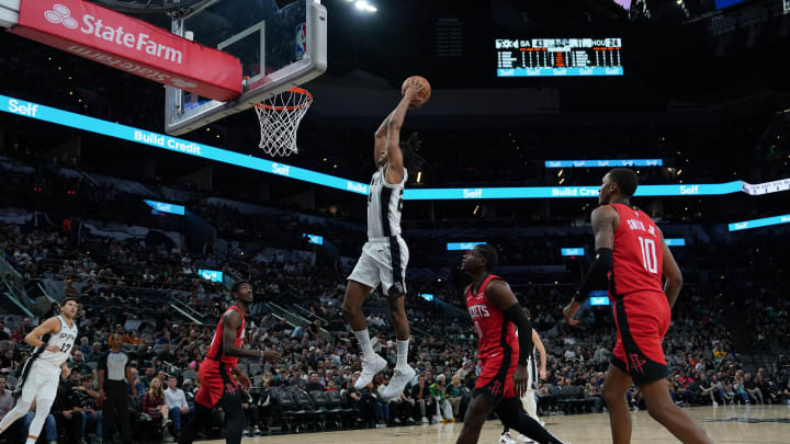 San Antonio Spurs, Devin Vassell Handle Houston At Home, Earn 2nd Preseason Win