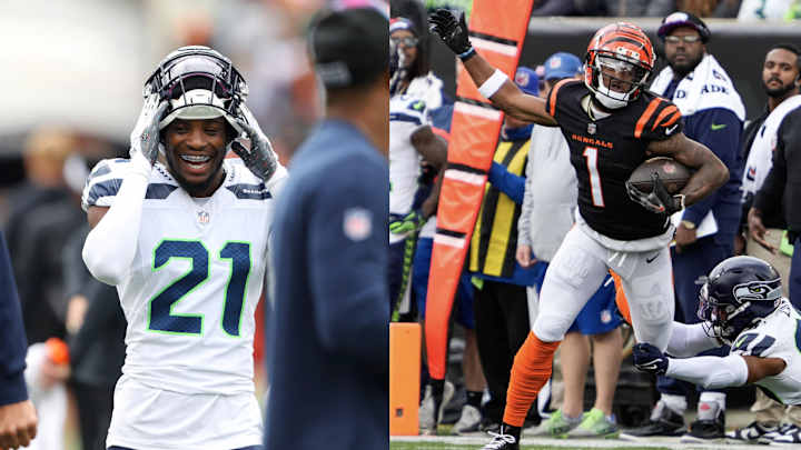 Ja'Marr Chase Responds to Photo of Devon Witherspoon Standing Over Him: 'Hold That L'