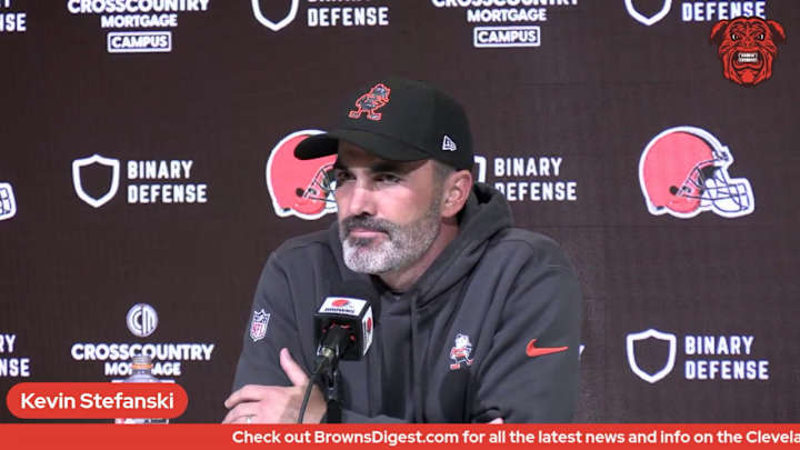 See What Kevin Stefanski Has To Say About New Browns' O-Line Coach Andy Dickerson