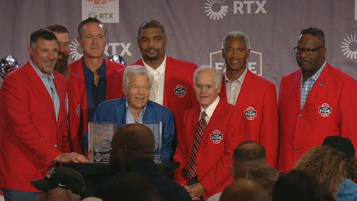 Mike Vrabel Credits 'Team First' Focus for New England Patriots Hall of Fame Induction Mike Vrabel Credits 'Team First' Focus for New England Patriots Hall of Fame Induction