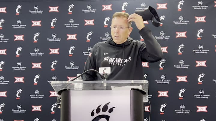 Watch: UC Head Coach Scott Satterfield Address Media Following 32-29 Loss to Baylor