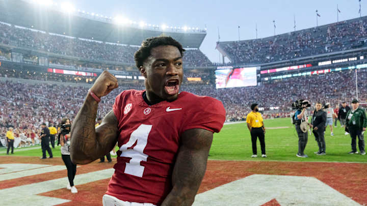 Alabama’s Jalen Milroe Cracked Up at Nick Saban’s Cigar Comment After Big Win
