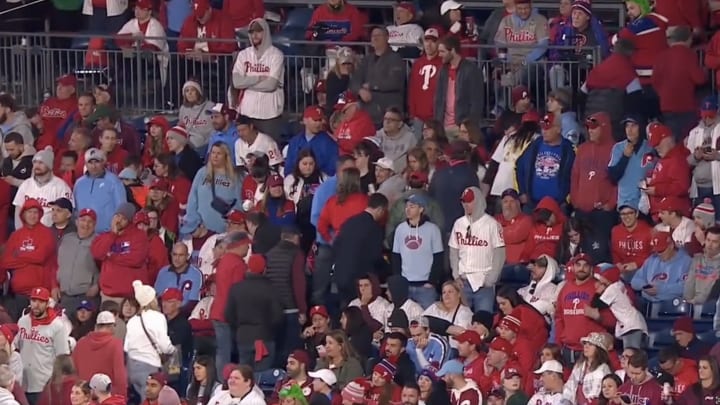Frustrated Phillies Fans Were Seen Leaving Game 6 of NLCS in Droves Before 9th Inning Frustrated Phillies Fans Were Seen Leaving Game 6 of NLCS in Droves Before 9th Inning
