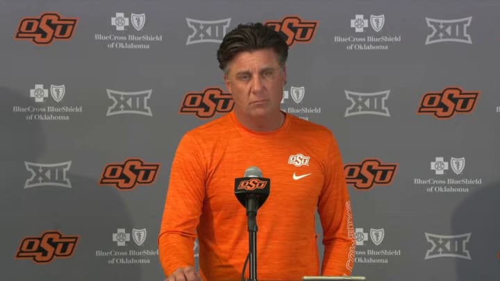 Oklahoma State HC Mike Gundy Speaks on Facing Texas in the Big 12 Championship Oklahoma State HC Mike Gundy Speaks on Facing Texas in the Big 12 Championship