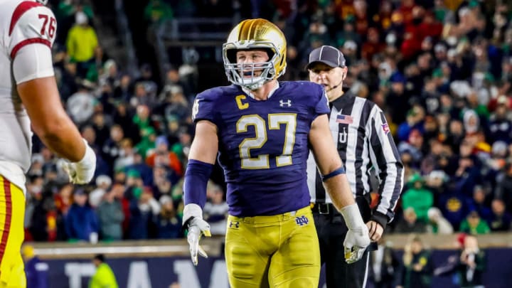 Notre Dame LB JD Bertrand Looks To Continue Momentum At 2024 NFL Scouting Combine Notre Dame LB JD Bertrand Looks To Continue Momentum At 2024 NFL Scouting Combine