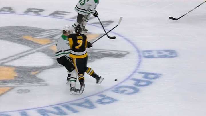 Penguins Rookie John Ludvig Knocks Himself Out Throwing Big Hit in NHL Debut
