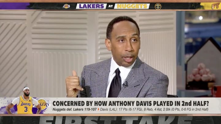 Stephen A. Smith Doubles Down on New Nickname for Anthony Davis After ‘Atrocious’ Game Stephen A. Smith Doubles Down on New Nickname for Anthony Davis After ‘Atrocious’ Game