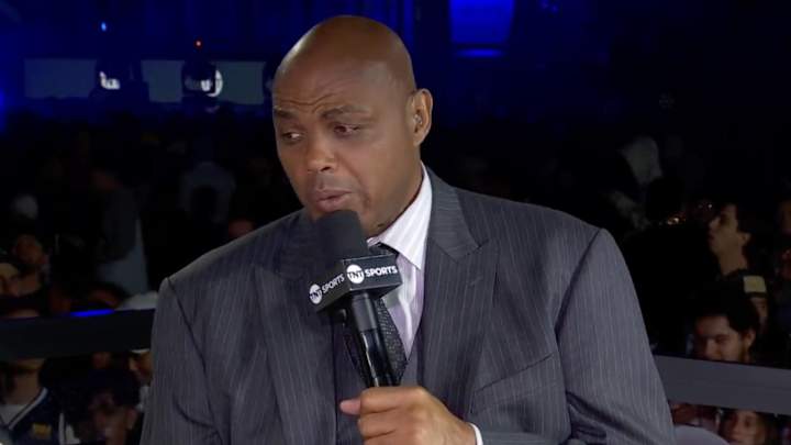 Charles Barkley Roasted the Warriors After Seeing an Older Fan Waving a Towel at Season Opener vs. Suns