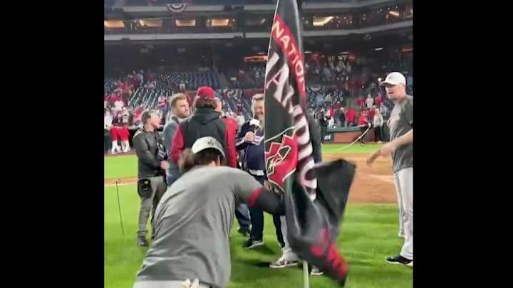 Diamondbacks' Flag Planting, Celebration Music After Game 7 Victory Wowed MLB Fans
