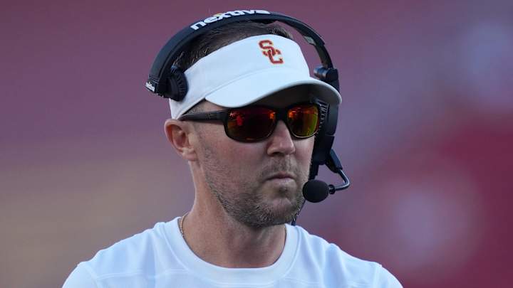 USC Coach Lincoln Riley Returns to Practice Wednesday