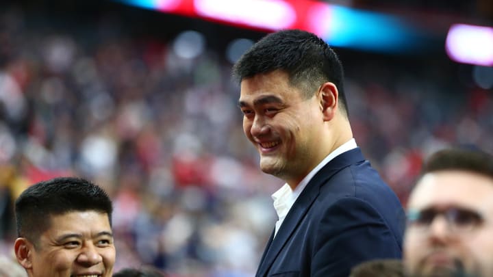 Yao Ming Sat Courtside at a Nets Game and Everyone Made the Same Joke