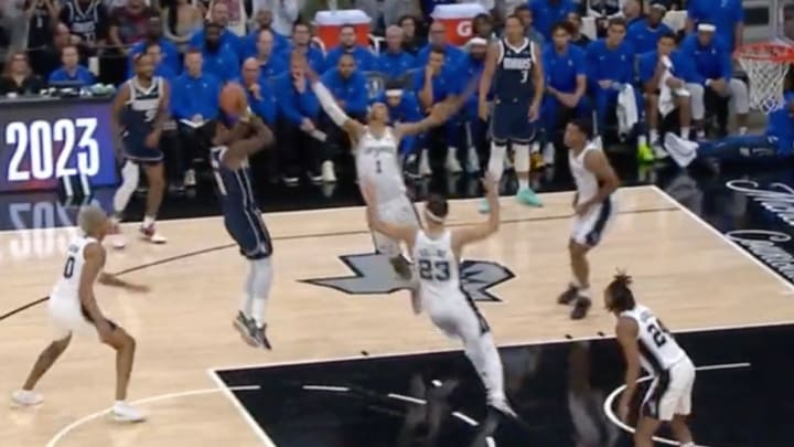 It Took Victor Wembanyama Under a Minute to Get the First Block of His NBA Career