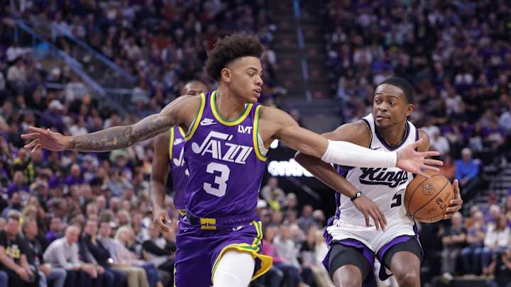 Jazz G Keyonte George Shows Inspiring Flashes in NBA Debut vs. Kings Jazz G Keyonte George Shows Inspiring Flashes in NBA Debut vs. Kings