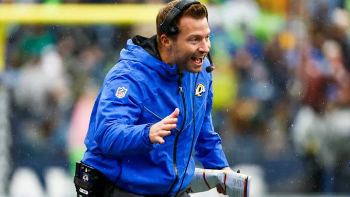 Rams Sean McVay Reacts to Dallas Cowboys Scouting with ‘Dad Joke’ Rams Sean McVay Reacts to Dallas Cowboys Scouting with ‘Dad Joke’