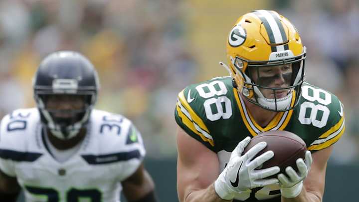Packers TE Luke Musgrave Discusses Toughness, Big Hit by Kareem Jackson