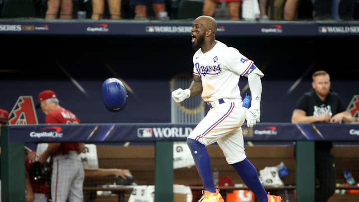 Adolis García’s Walk-Off Homer in Game 1 of the World Series Sent the MLB World Into Hysterics