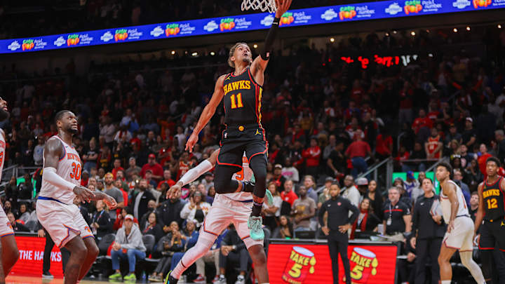 Everything from Trae Young after the Hawks' loss to the Knicks