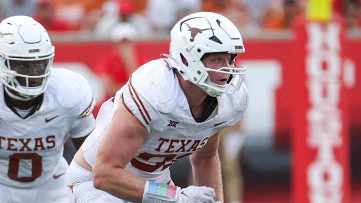 Texas Longhorns DE Ethan Burke OUT vs. BYU Cougars