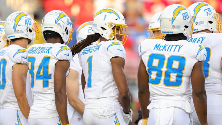 Chargers Head Coach Brandon Staley Noticing Improvements With Rookie Quentin Johnston