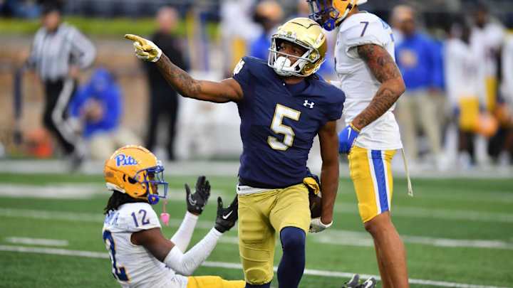 Notre Dame Receiver Tobias Merriweather Will Enter The Transfer Portal