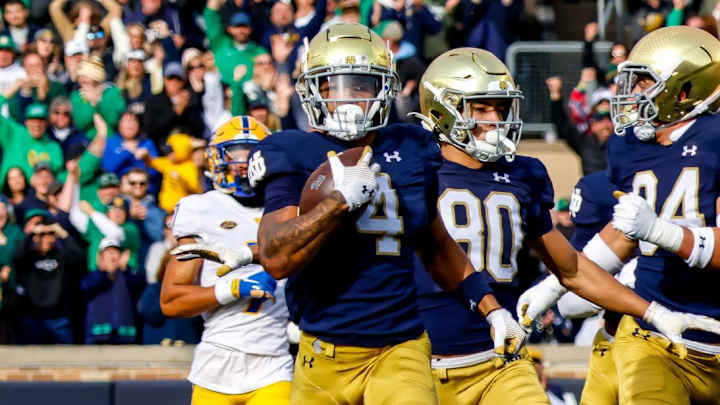 Notre Dame Receiver Chris Tyree Enters The Transfer Portal