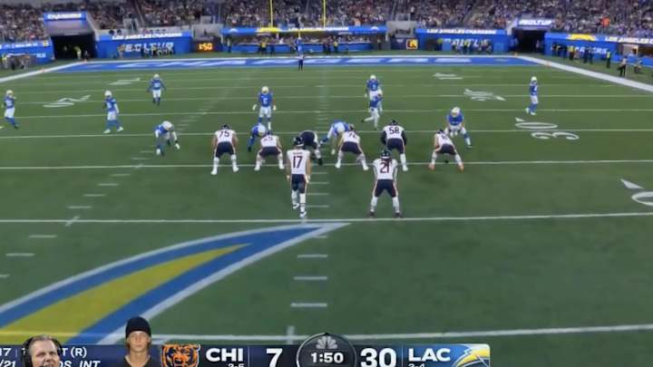 NFL Fans Crushed Cris Collinsworth Over His Take on Bears QBs Justin Fields, Tyson Bagent