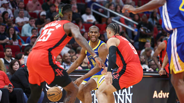 Golden State Warriors' Chris Paul Snaps Historic Streak vs. Houston Rockets