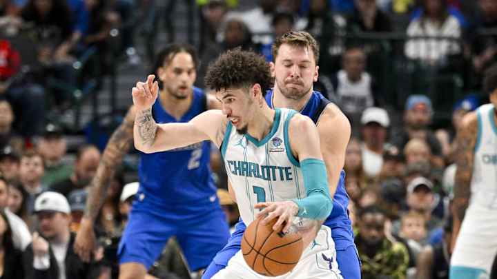 Shorthanded Hornets Fall 124-118 to Mavericks Despite LaMelo Ball's Huge Evening