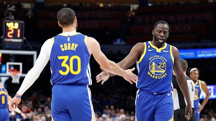 WATCH: Draymond Green Corrects Reporter's Steph Curry Comment