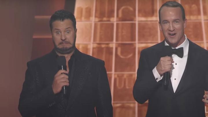 Peyton Manning, Luke Bryan Crushed the Jets With a Harsh Taylor Swift Joke at CMAs Peyton Manning, Luke Bryan Crushed the Jets With a Harsh Taylor Swift Joke at CMAs