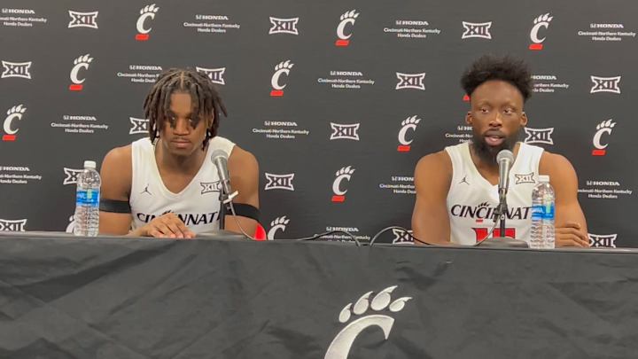 Watch: Jizzle James, John Newman III Address Media Following UC's 93-61 Win Over Detroit Mercy Watch: Jizzle James, John Newman III Address Media Following UC's 93-61 Win Over Detroit Mercy