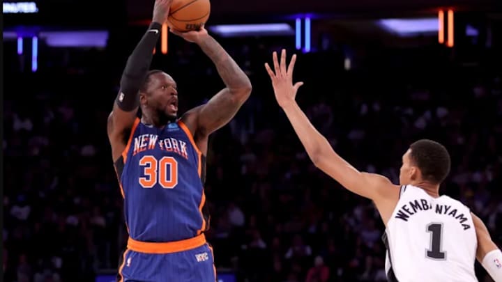 New York Knicks' Julius Randle Still Building Up From Ankle Injury