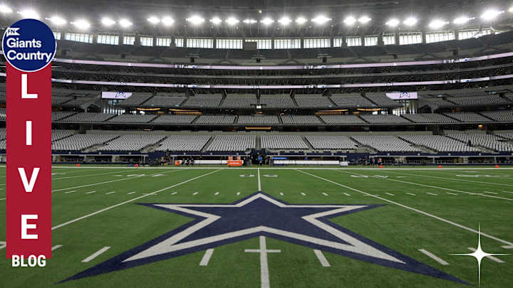 LIVE BLOG: Follow New York Giants' Week 10 Game vs. Dallas Cowboys