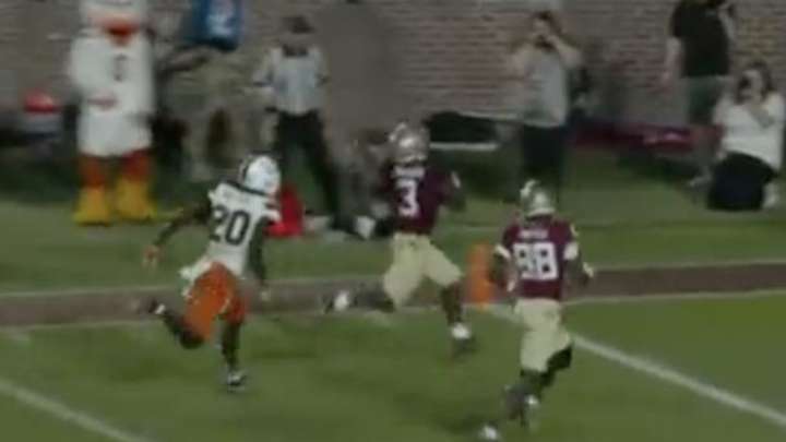 WATCH: Seminoles Retake Lead Over Miami With Long Trey Benson Touchdown WATCH: Seminoles Retake Lead Over Miami With Long Trey Benson Touchdown