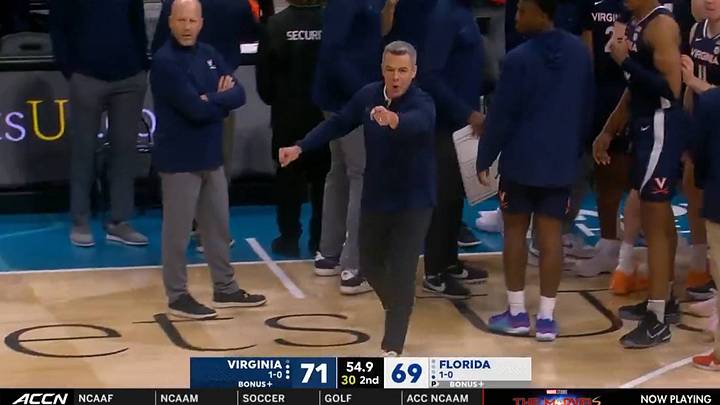 Virginia’s Tony Bennett Erupted at ESPN Analyst for Helping Refs During Video Review